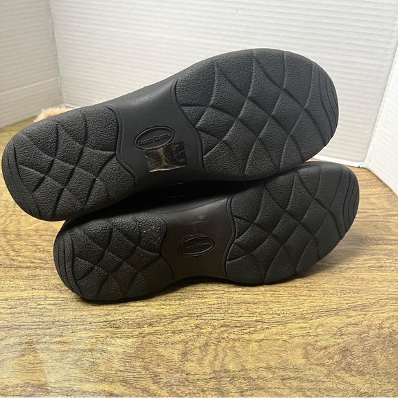 Faded Glory Genuine Leather Dark Brown Faux Fur Trim Suede Lace up Boots Size 9 - Picture 6 of 13